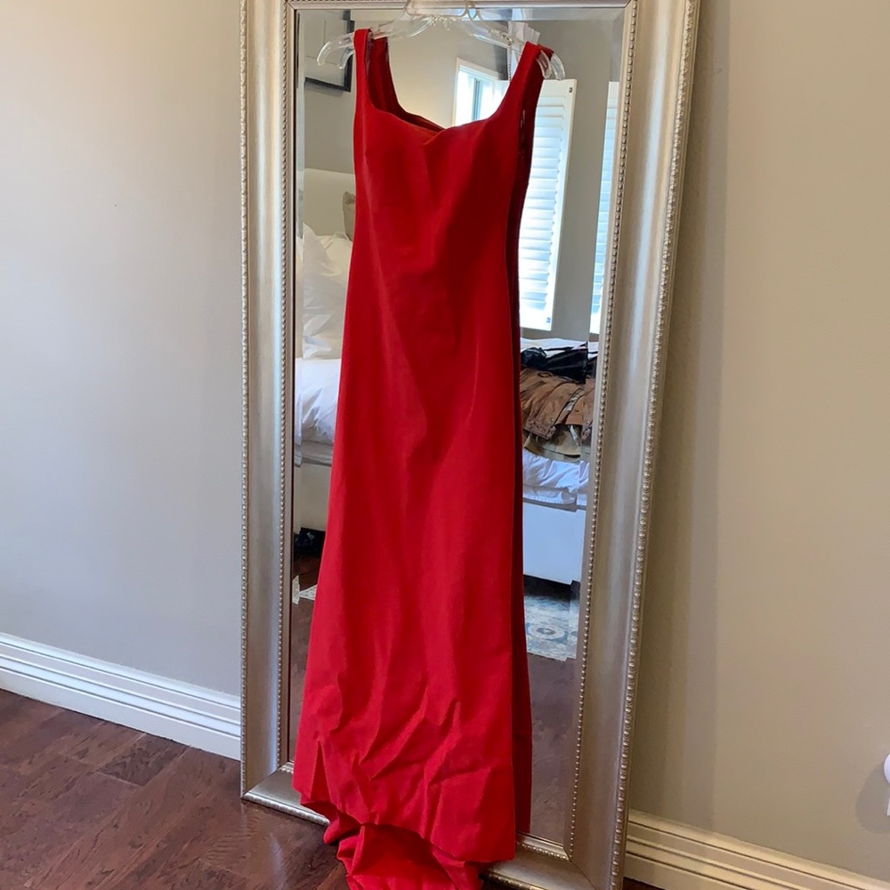 Red Tarik Ediz Gown